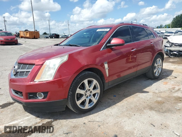 2012 Cadillac SRX Performance Collection with VIN 3GYFNBE39CS655341, listed as a Copart auction lot 62350625 with 156,043 mi miles and Salvage title. Bid and sale history available at DreamBid. Image 1.