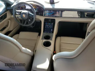 2022 Porsche Taycan 4 with VIN WP0BA2Y13NSA67673, listed as a Copart auction lot 52858563 with 10,690 mi miles and . Bid and sale history available at DreamBid. Image 8.
