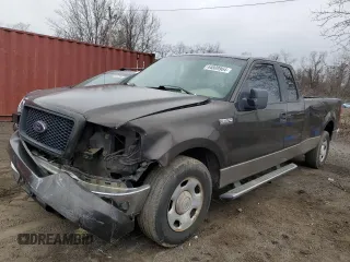 2005 Ford F-150 XL with VIN 1FTVX12545NC02723, listed as a Copart auction lot 88910095 with 257,349 mi miles and Non repairable. Bid and sale history available at DreamBid. Image 1.