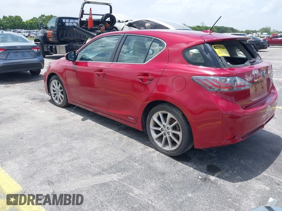 2013 Lexus CT 200h with VIN JTHKD5BH4D2134161, listed as a IAAI auction lot 42501508 with 227,626 mi miles and . Bid and sale history available at DreamBid. Image 3.