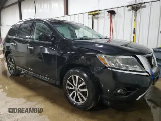 2015 Nissan Pathfinder S with VIN 5N1AR2MM5FC635656, listed as a Copart auction lot 54740355 with 125,835 mi miles and Salvage title. Bid and sale history available at DreamBid. Image 4.