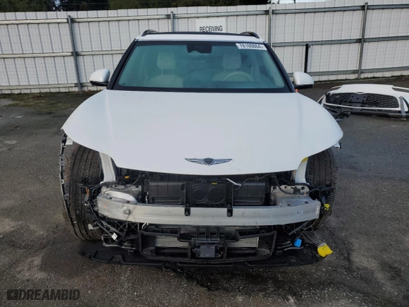 2024 Genesis GV60 Advanced with VIN KMUKCDSC2RU021451, listed as a Copart auction lot 78100864 with 3,665 mi miles and Salvage Title. Bid and sale history available at carsss.com. Image 5.
