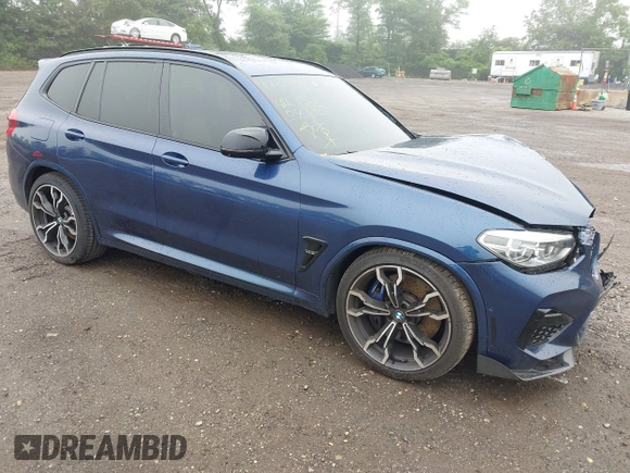 2020 BMW X3 M Competition z VIN 5YMTS0C03L9B74349, wystawiony jako IAAI lot #42532945 z przebiegiem 41 604 mil mil oraz . Historia ofert i sprzedaży dostępna na DreamBid. Obrazek 1.
