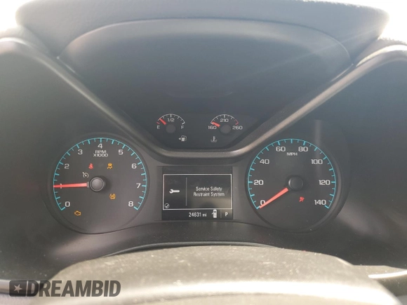 2020 Chevrolet Colorado 4WD Work Truck with VIN 1GCHTBEN4L1104709, listed as a Copart auction lot 52408375 with 24,631 mi miles and Salvage Title. Bid and sale history available at carsss.com. Image 9.