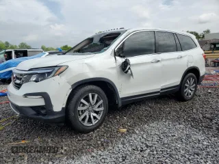 2021 Honda Pilot EX-L z VIN 5FNYF5H53MB024153, wystawiony jako Copart lot #54103785 z przebiegiem 80 070 mil mil oraz Nie do naprawy • Non repairable. Historia ofert i sprzedaży dostępna na DreamBid. Obrazek 1.