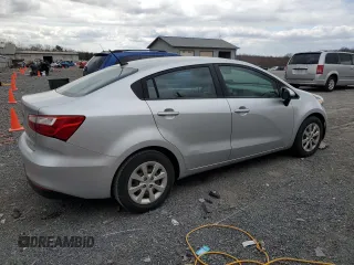 2017 Kia Rio LX with VIN KNADM4A37H6013291, listed as a Copart auction lot 50388275 with 76,364 mi miles and Salvage Title. Bid and sale history available at carsss.com. Image 3.