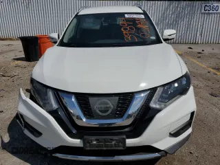 2017 Nissan Rogue SV with VIN KNMAT2MTXHP606629, listed as a Copart auction lot 50527055 with 121,666 mi miles and Salvage Title. Bid and sale history available at carsss.com. Image 5.