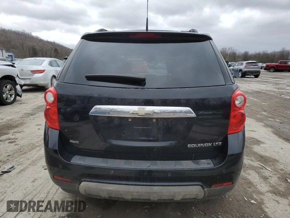 2012 Chevrolet Equinox LTZ with VIN 2GNFLGEK8C6248214, listed as a Copart auction lot 47811145 with 127,478 mi miles and Salvage Title. Bid and sale history available at carsss.com. Image 6.