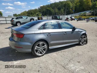 2019 Audi A3 Sedan S line Premium Plus with VIN WAUJEGFF8KA111819, listed as a Copart auction lot 72452224 with 56,198 mi miles and Salvage Title. Bid and sale history available at carsss.com. Image 3.
