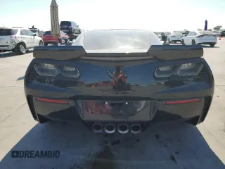 2019 Chevrolet Corvette Z06 2LZ with VIN 1G1YS2D65K5602382, listed as a Copart auction lot 77481004 with 52,784 mi miles and Salvage Title. Bid and sale history available at carsss.com. Image 6.