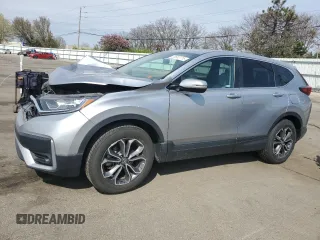 2021 Honda CR-V EX with VIN 7FARW2H52ME018111, listed as a Copart auction lot 53653115 with 41,379 mi miles and Salvage Title. Bid and sale history available at carsss.com. Image 1.