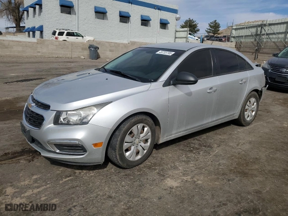 2016 Chevrolet Cruze Limited LS with VIN 1G1PC5SH1G7112726, listed as a Copart auction lot 49733795 with 105,495 mi miles and Salvage Title. Bid and sale history available at carsss.com. Image 1.