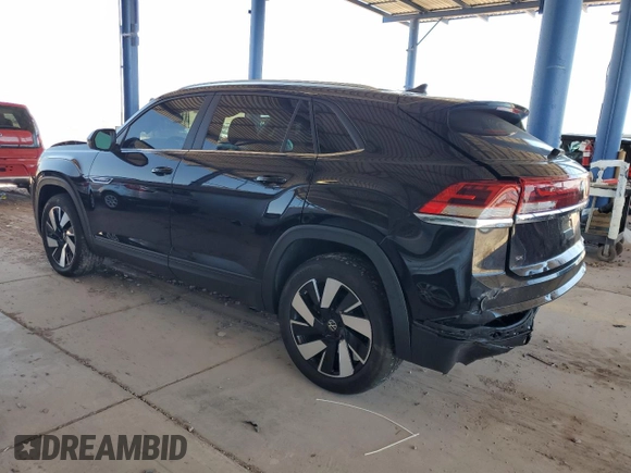 2024 Volkswagen Atlas SE z VIN 1V2WE2CA4RC257104, wystawiony jako Copart lot #57352095 z przebiegiem 7 189 mil mil oraz Szkoda całkowita • Salvage title. Historia ofert i sprzedaży dostępna na DreamBid. Obrazek 2.
