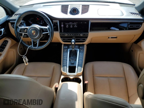 2021 Porsche Macan with VIN WP1AA2A54MLB13010, listed as a Copart auction lot 61052585 with 25,738 mi miles and Salvage title. Bid and sale history available at DreamBid. Image 8.