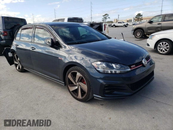 2021 Volkswagen Golf GTI S with VIN 3VW6T7AU5MM004203, listed as a Copart auction lot 87228754 with 24,481 mi miles and Salvage Title. Bid and sale history available at carsss.com. Image 4.