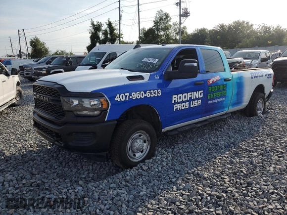 2024 Ram 2500 Tradesman with VIN 3C6UR5HJ7RG142671, listed as a Copart auction lot 57642205 with 89,461 mi miles and Non repairable. Bid and sale history available at DreamBid. Image 2.