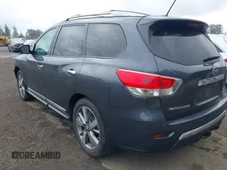 2013 Nissan Pathfinder SV with VIN 5N1AR2MM8DC611266, listed as a IAAI auction lot 42497311 with 120,191 mi miles and . Bid and sale history available at DreamBid. Image 3.