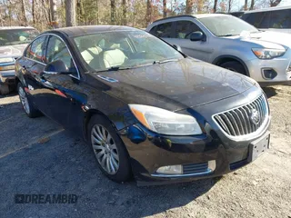2013 Buick Regal Turbo Premium 1 with VIN 2G4GS5EV6D9126672, listed as a IAAI auction lot 41385769 with 154,042 mi miles. Bid and sale history available at carsss.com. Image 1.