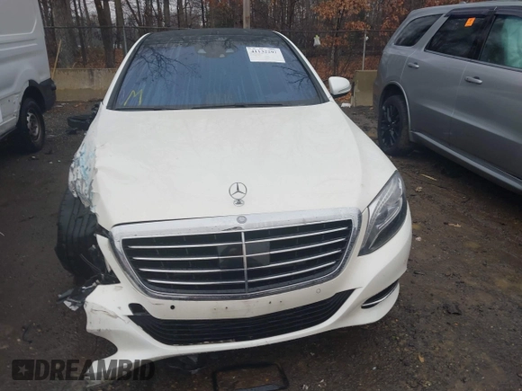 2014 Mercedes-Benz S-Class S 550 with VIN WDDUG8CBXEA052428, listed as a IAAI auction lot 41132291 with 1 mi miles. Bid and sale history available at carsss.com. Image 12.
