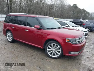 2018 Ford Flex Limited with VIN 2FMGK5D85JBA11383, listed as a IAAI auction lot 41433342 with 123,519 mi miles. Bid and sale history available at carsss.com. Image 1.