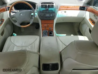 2002 Lexus LS 430 with VIN JTHBN30F720076834, listed as a Copart auction lot 61637384 with 129,217 mi miles and Salvage Title. Bid and sale history available at carsss.com. Image 8.