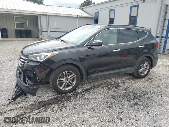 2017 Hyundai Santa Fe 2.4L with VIN 5NMZU3LB7HH052263, listed as a Copart auction lot 57065895 with 117,488 mi miles and Salvage title. Bid and sale history available at DreamBid. Image 1.