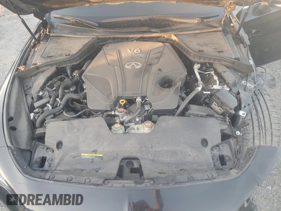 2022 Infiniti Q60 PURE with VIN JN1EV7JK6NM600315, listed as a Copart auction lot 79694504 with 84,201 mi miles and Salvage title. Bid and sale history available at DreamBid. Image 11.
