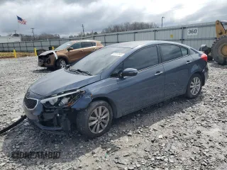 2014 Kia Forte LX with VIN KNAFX4A64E5179652, listed as a Copart auction lot 47817005 with 0 mi miles and Salvage Title. Bid and sale history available at carsss.com. Image 1.