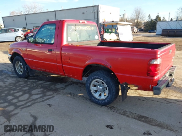 2001 Ford Ranger XL with VIN 1FTYR10C21TA03524, listed as a IAAI auction lot 41673490 with 59,522 mi miles. Bid and sale history available at carsss.com. Image 3.