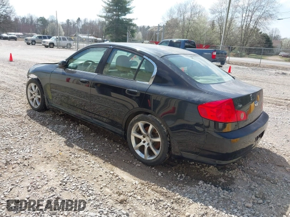 2005 Infiniti G35 z VIN JNKCV51E25M219238, wystawiony jako IAAI lot #41724033 z przebiegiem 214 402 mil mil oraz . Historia ofert i sprzedaży dostępna na DreamBid. Obrazek 3.