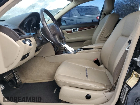 2011 Mercedes-Benz C 350 Sport with VIN WDDGF5GB2BF644025, listed as a Copart auction lot 44640135 with 239,463 mi miles and Clean title. Bid and sale history available at DreamBid. Image 7.