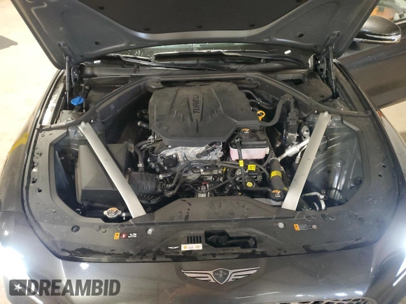 2024 Genesis G70 2.5T with VIN KMTG34SC4RU143030, listed as a Copart auction lot 53816695 with 20,631 mi miles and Clean title. Bid and sale history available at DreamBid. Image 11.