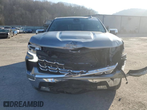 2023 Chevrolet Silverado 1500 LTZ with VIN 1GCUDGE81PZ167101, listed as a Copart auction lot 82321454 with 17,095 mi miles and Salvage Title. Bid and sale history available at carsss.com. Image 5.