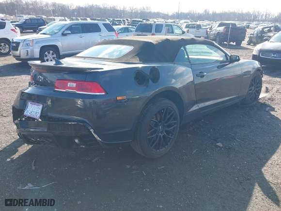 2015 Chevrolet Camaro LT with VIN 2G1FD3D33F9278399, listed as a IAAI auction lot 41530849 with 131,369 mi miles. Bid and sale history available at carsss.com. Image 4.