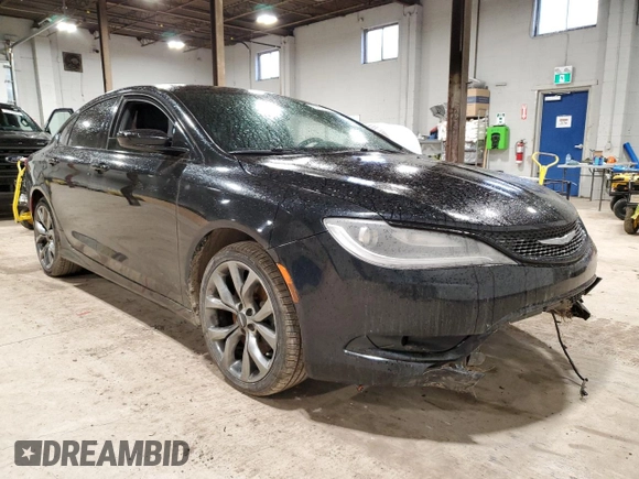 2016 Chrysler 200 S with VIN 1C3CCCBG5GN180691, listed as a Copart auction lot 51613725 with 167,564 mi miles and Salvage Title. Bid and sale history available at carsss.com. Image 4.