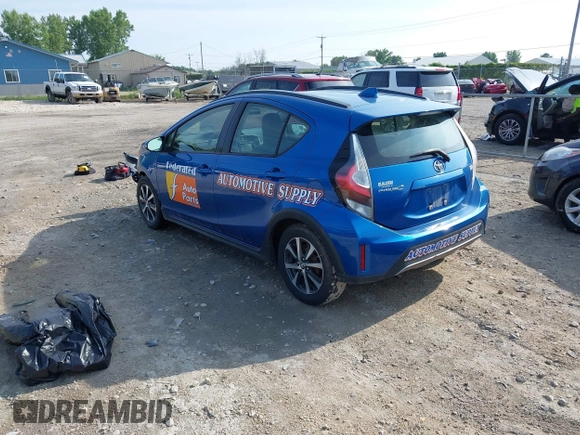 2018 Toyota Prius One with VIN JTDKDTB33J1602571, listed as a IAAI auction lot 42710336 with 166,439 mi miles and . Bid and sale history available at DreamBid. Image 3.