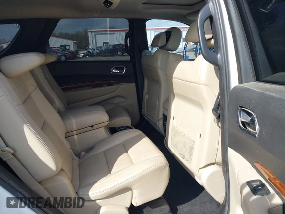 2013 Dodge Durango Citadel with VIN 1C4RDJEG0DC665962, listed as a IAAI auction lot 41900527 with 173,550 mi miles and . Bid and sale history available at carsss.com. Image 8.