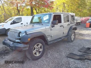 2016 Jeep Wrangler Unlimited Sport with VIN 1C4BJWDG2GL281985, listed as a IAAI auction lot 40518617 with 105,415 mi miles and . Bid and sale history available at DreamBid. Image 2.