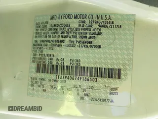 2004 Ford Mustang Standard with VIN 1FAFP40674F186503, listed as a IAAI auction lot 41915483 with 157,864 mi miles. Bid and sale history available at carsss.com. Image 9.
