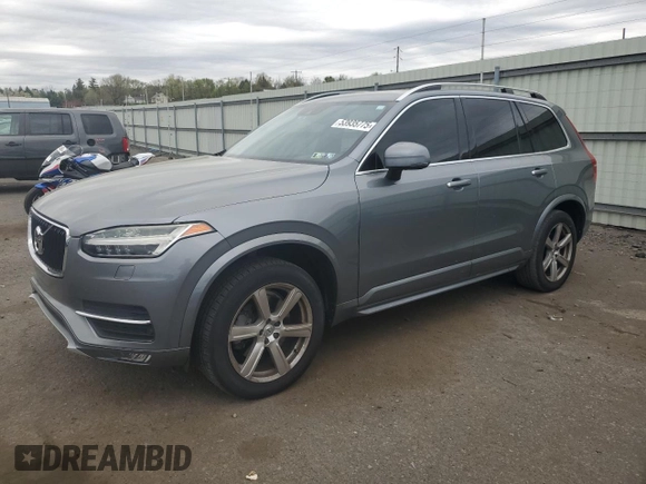 2016 Volvo XC90 T6 Momentum with VIN YV4A22PK5G1037371, listed as a Copart auction lot 53935775 with 167,262 mi miles and Salvage Title. Bid and sale history available at carsss.com. Image 1.