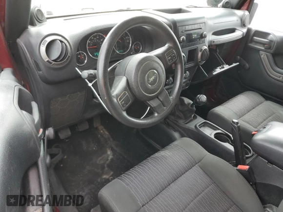 2012 Jeep Wrangler Sport with VIN 1C4AJWAGXCL173771, listed as a Copart auction lot 60336455 with 202,833 mi miles and Clean title. Bid and sale history available at DreamBid. Image 8.