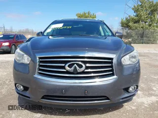 2013 Infiniti JX35 with VIN 5N1AL0MM5DC341869, listed as a IAAI auction lot 41921935 with 126,897 mi miles and . Bid and sale history available at DreamBid. Image 12.