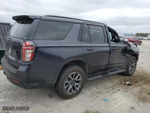 2023 Chevrolet Tahoe Z71 with VIN 1GNSKPKD7PR164466, listed as a Copart auction lot 44533305 with 51,782 mi miles and Salvage Title. Bid and sale history available at carsss.com. Image 3.
