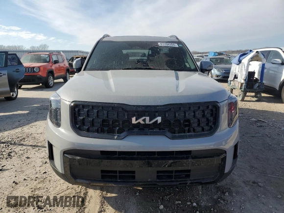 2024 Kia Telluride EX with VIN 5XYP3DGC6RG415036, listed as a Copart auction lot 81708394 with 32,494 mi miles and Salvage Title. Bid and sale history available at carsss.com. Image 5.
