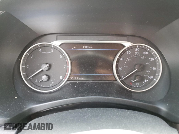 2021 Nissan Sentra SR with VIN 3N1AB8DV0MY291665, listed as a Copart auction lot 55495255 with 55,123 mi miles and Non Repairable. Bid and sale history available at DreamBid. Image 9.
