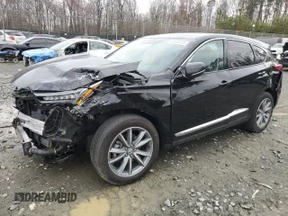 2023 Acura RDX w/Technology Package with VIN 5J8TC2H53PL000181, listed as a Copart auction lot 49108725 with 10,630 mi miles and Salvage Title. Bid and sale history available at carsss.com. Image 1.