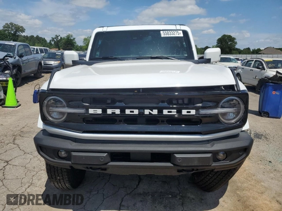 2024 Ford Bronco Outer Banks with VIN 1FMDE8BH6RLB02611, listed as a Copart auction lot 55033275 with 8,590 mi miles and Salvage title. Bid and sale history available at DreamBid. Image 5.