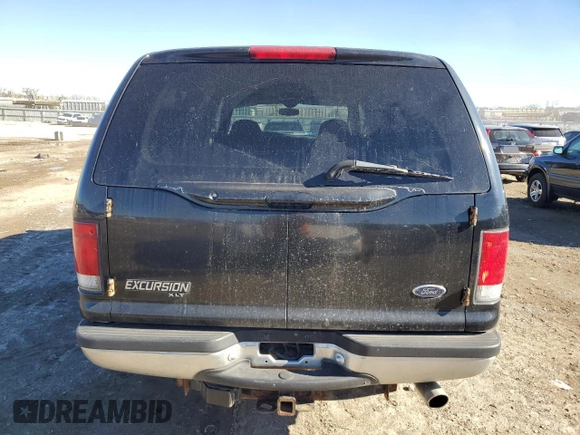 2000 Ford Excursion XLT z VIN 1FMNU41S8YED20078, wystawiony jako Copart lot #80432034 z przebiegiem 233 385 mil mil oraz Szkoda całkowita • Salvage title. Historia ofert i sprzedaży dostępna na DreamBid. Obrazek 6.