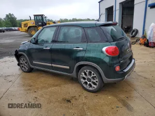 2014 FIAT 500L Trekking with VIN ZFBCFADH3EZ011436, listed as a Copart auction lot 60106865 with 43,232 mi miles and Salvage title. Bid and sale history available at DreamBid. Image 2.