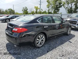 2013 Infiniti M with VIN JN1BY1AP7DM512603, listed as a Copart auction lot 57581585 with 119,274 mi miles and Salvage title. Bid and sale history available at DreamBid. Image 3.